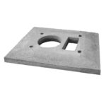 Консольная плита для одноходового дымохода с вентиляцией