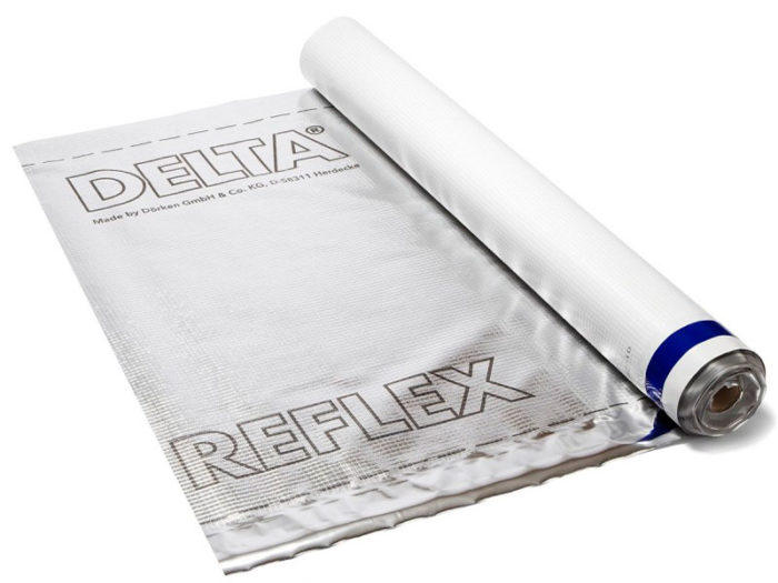 DELTA REFLEX PLUS пароизоляция с алюминиевым рефлексным слоем