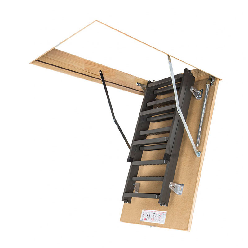 Чердачная лестница FAKRO LML Lux складная металлическая с телескопическими ножками