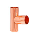 Тройник трубы Aquasystem медный