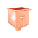 Воронка желоба водосборная Aquasystem медная