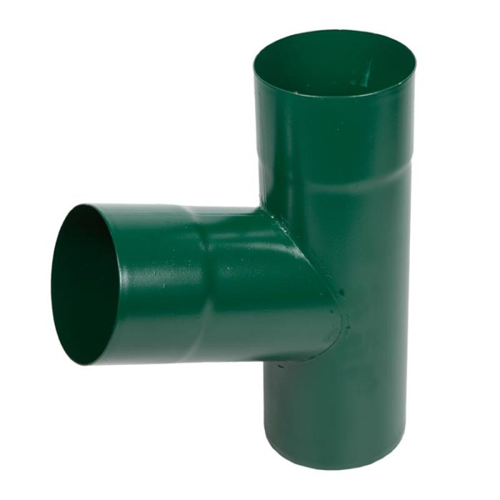 Тройник трубы Aquasystem зеленый RAL6005 PURAL