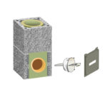 Шибер Schiedel UNI одноходовой без вентиляции