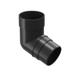 Колено 72° Docke Premium графит Ø120/85 мм