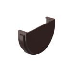 Заглушка желоба Docke Premium каштан Ø120/85 мм
