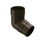 Колено 72° Docke Premium шоколад Ø120/85 мм