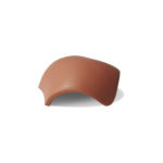 Вальмовая черепица с зажимами коричневый