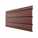 ТН виниловый софит с перфорацией 3 метра каштан