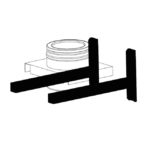 Schiedel PERMETER 25 опорная консоль 475 мм